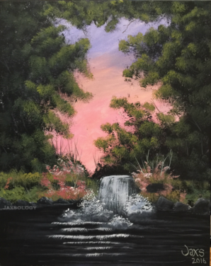 Chasing Waterfalls Canvas Art for Sale