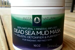 InstaNatural Dead Sea Mud Mask Jar