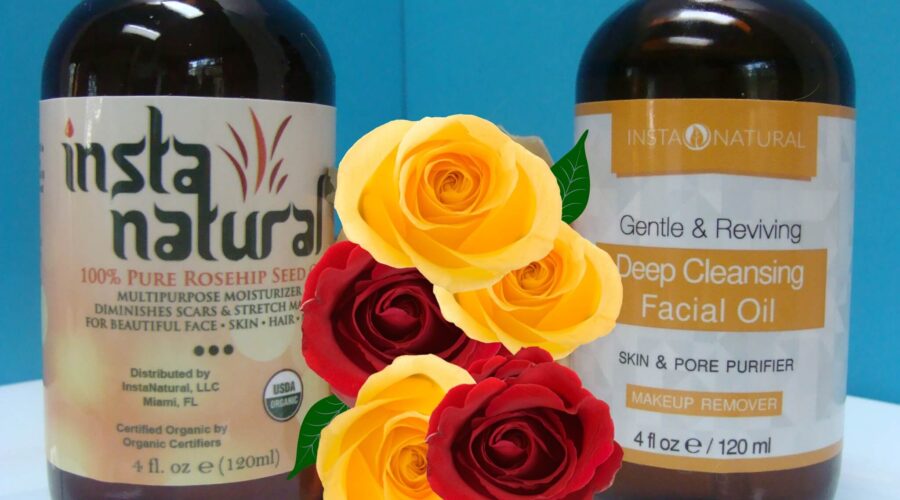 Instanatural Rosehip and Facial Oil with Flowers