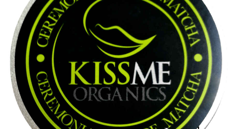 Kiss Me Organics Matcha Green Tea Powder Top Label Transparent