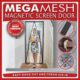 Mega Mesh Premium Magnetic Screen Door by Easy Install Review