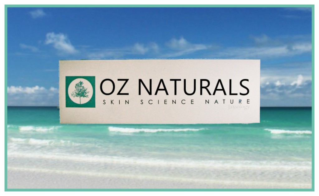 Oz Naturals Ocean Mineral Facial Cleanser Box on Beach