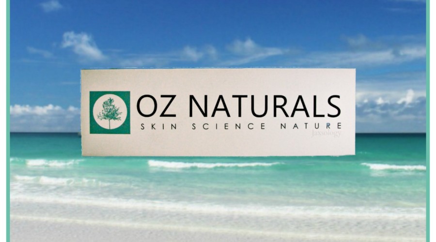 Oz Naturals Ocean Mineral Facial Cleanser Box on Beach
