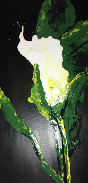 Simply Calla Lily Acrylic Painting Canvas Art Sale Flower