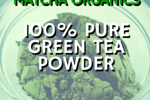 Matcha Organics Green Tea Powder in a Bowl