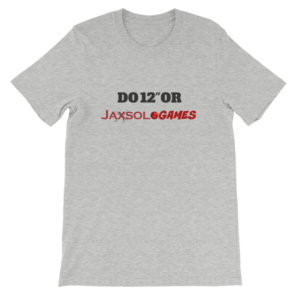 JaxsoloGAMES Short-Sleeve Unisex Puzzle T-Shirt "A Foot in the Door" - Image 2