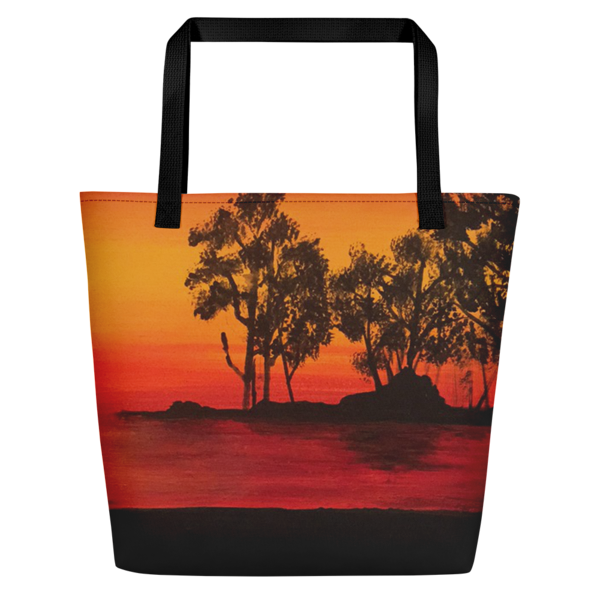 Puesta Del Sol Beach Bag by Jaxsology