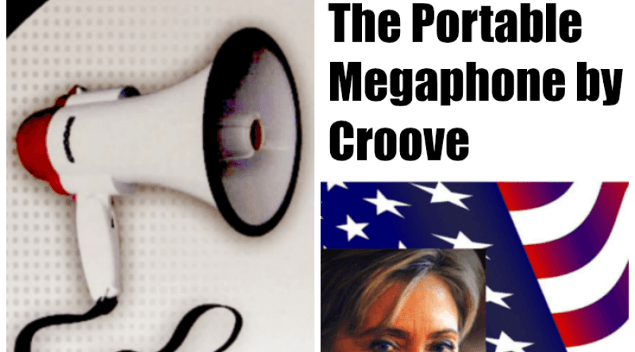 portable megaphone bullhorn by Croove